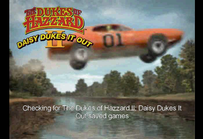 Dukes of Hazard II: Daisy Dukes it Out Title Screen
